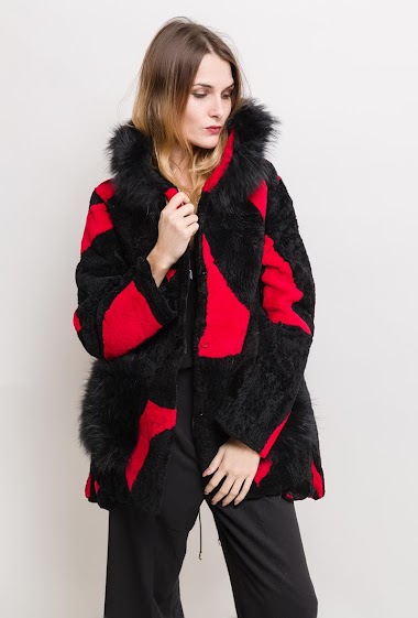 Wholesaler MAR&CO - Bicolour fur coat