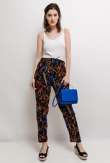 Wholesaler MAR&CO - Pants with printed chains