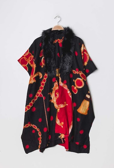 Wholesaler MAR&CO - Poncho with fur