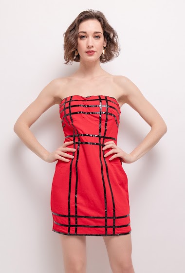 Wholesaler MAR&CO - Bicolour strapless dress
