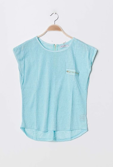 Wholesaler MAR&CO - T-shirt with zip
