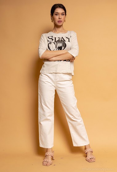 Wholesaler MAR&CO - Printed t-shirt STAY COOL