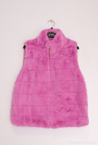 Großhändler MAR&CO - Sleeveless fur jacket