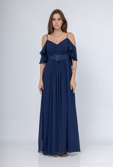 Wholesaler Marie June - Evening dress with dropped sleeves