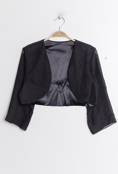 Wholesalers Marie June - Satin cropped jacket