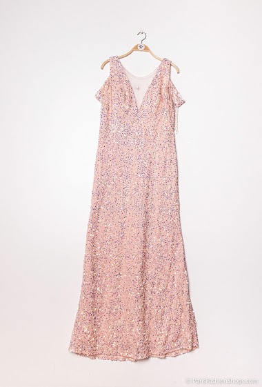 Wholesaler Marie June - Long sequined evening dress