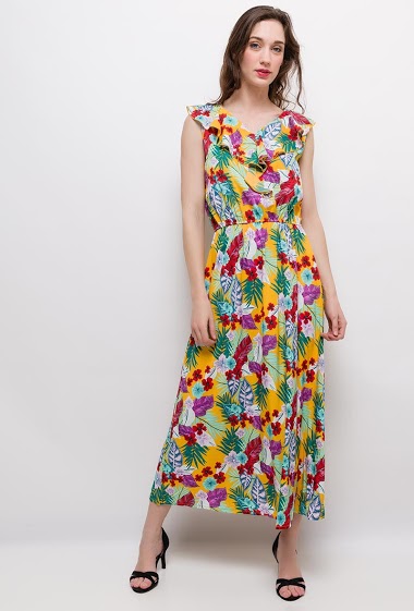 Großhändler Marie June - Long floral dress