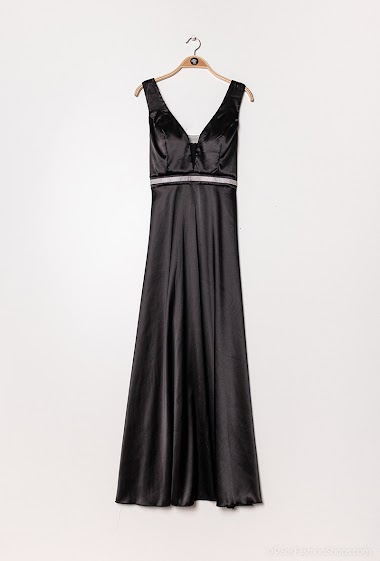 Wholesaler Marie June - Silky dress with strass belt