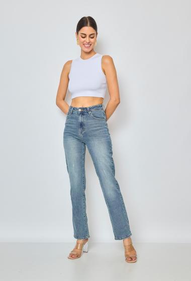 Großhändler Marivy - Vintage-Stretch-Jeans mit geradem Schnitt