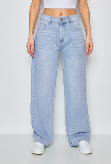 Wholesaler Marivy - Super wide non-stretch straight jeans