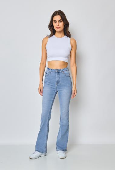 Wholesaler Marivy - High waisted flared jeans