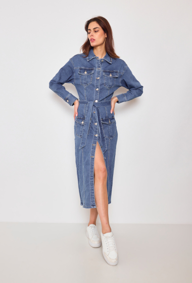 Wholesaler Marivy - Stretch denim dress