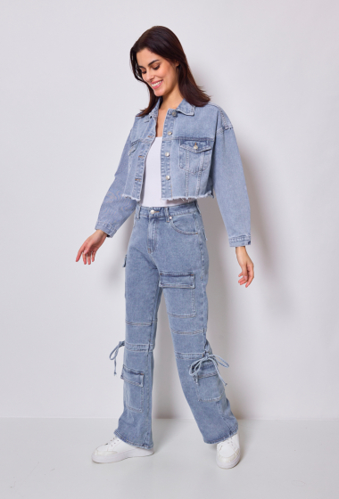 Wholesaler Marivy - short jean jacket