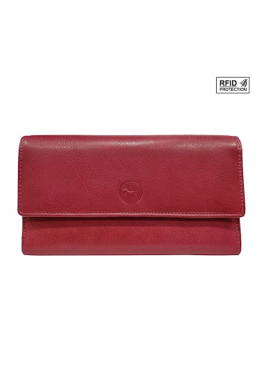 Wholesaler Maromax - Leather rfid checkbook companion