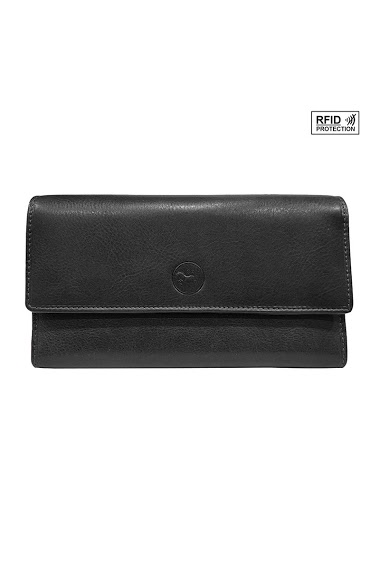 Wholesaler Maromax - Leather rfid checkbook companion