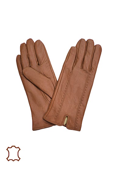 Großhändler Maromax - Damenhandschuh mit Nähten aus Leder