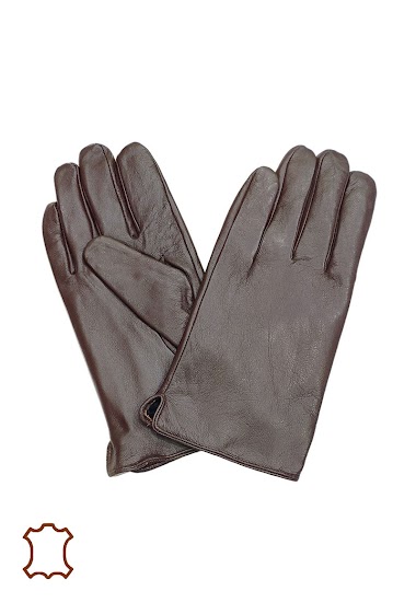 Wholesaler Maromax - Men`s plain leather glove