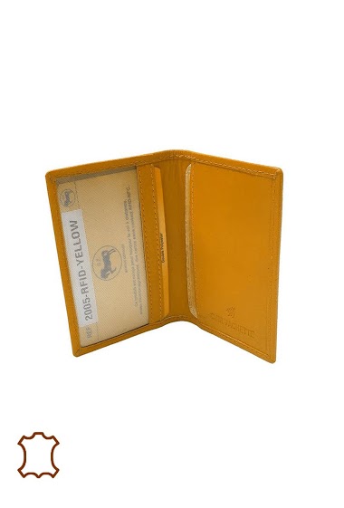 Großhändler Maromax - Mini-RFID-Kartenetui aus Leder