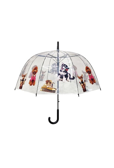 Grossiste Maromax - Parapluie transparent chien