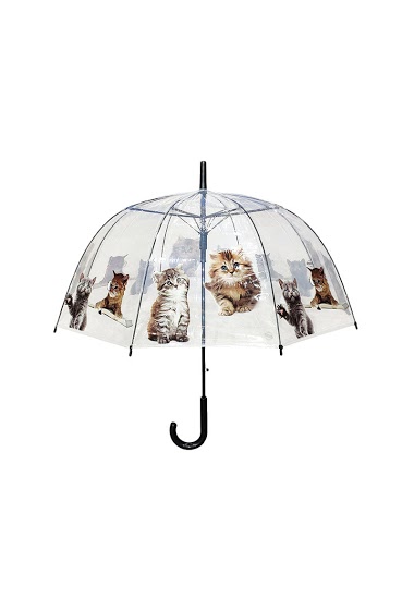 Grossiste Maromax - Parapluie transparent cloche CHAT