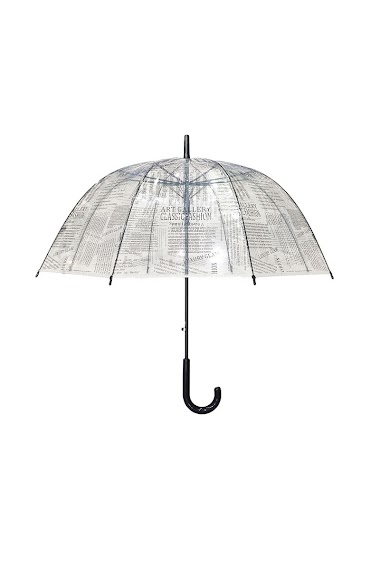 Grossiste Maromax - Parapluie transparent journal