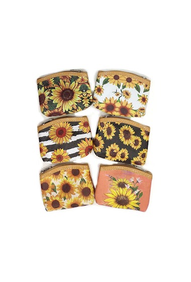 Großhändler Maromax - Small sunflower coin purse