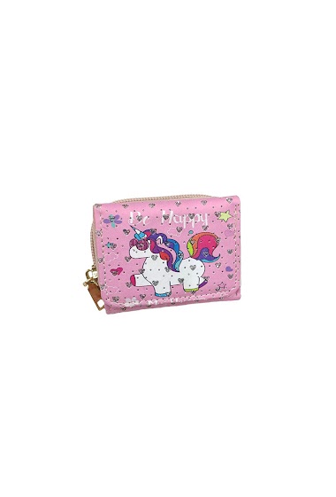 Wholesaler Maromax - Small multicolored zip coin purse