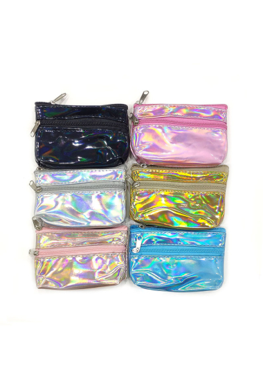 Wholesaler Maromax - Small shiny zip coin purse