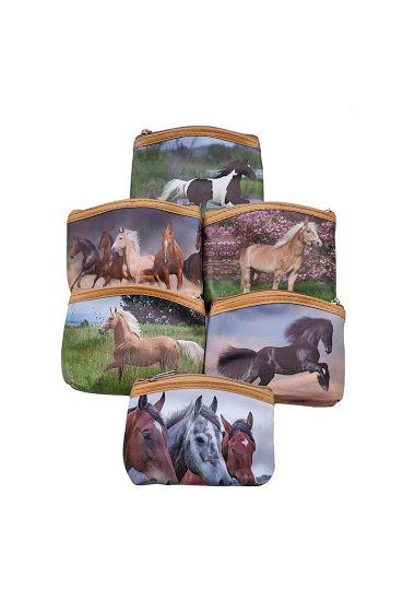 Wholesaler Maromax - Small horse zip purse