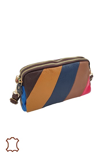 Wholesaler Maromax - Small patchwork leather handbag