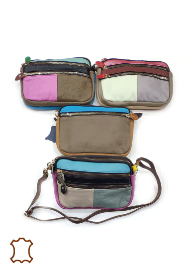Wholesaler Maromax - Small pachtwork leather handbag