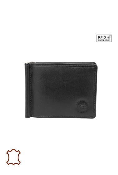 Wholesaler Maromax - Leather rfid money clip