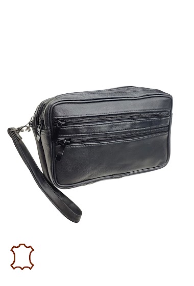 Wholesaler Maromax - Double leather hand pouch