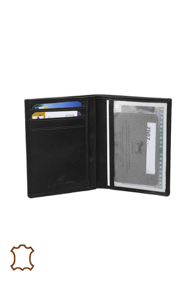 Grossiste Maromax - Porte carte identité rfid cuir