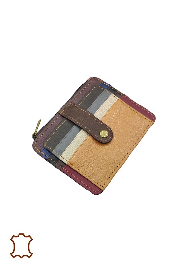 Wholesalers Maromax - Leather flat currency card holder