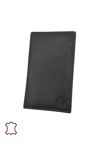 Wholesaler Maromax - Short leather checkbook holder