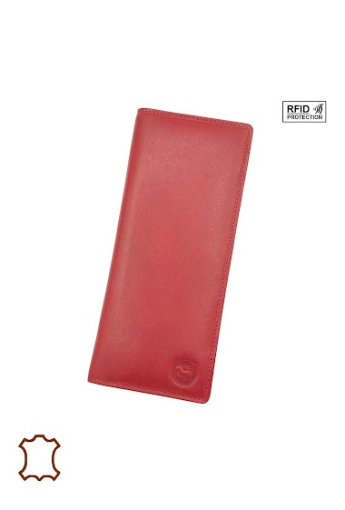 Wholesaler Maromax - Long rfid leather checkbook holder