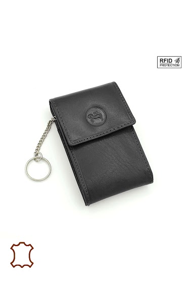 Wholesaler Maromax - Leather rfid ring keychain