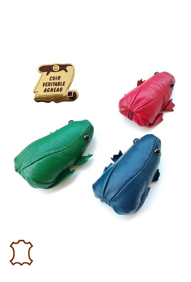 Leather animal purse