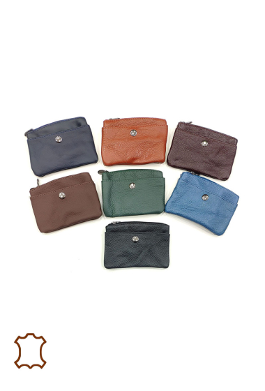 Wholesaler Maromax - Leather button coin purse