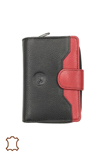 Leather color wallet