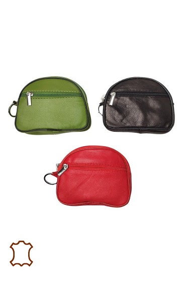 Wholesaler Maromax - Half moon leather purse