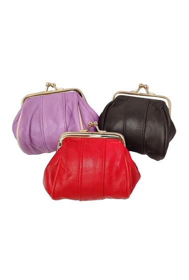 Wholesalers Maromax - Leather clasp purse