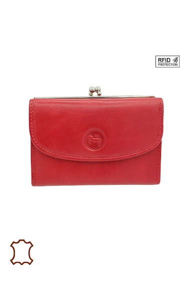 Wholesaler Maromax - Leather rfid clasp coin purse