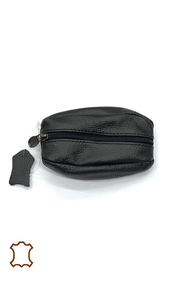 Wholesaler Maromax - Coffee grain leather purse