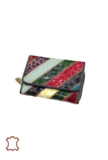 Mayorista Maromax - Leather patchwork purse