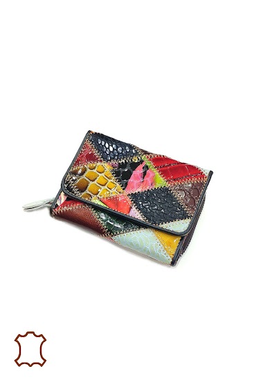 Großhändler Maromax - Leather patchwork purse
