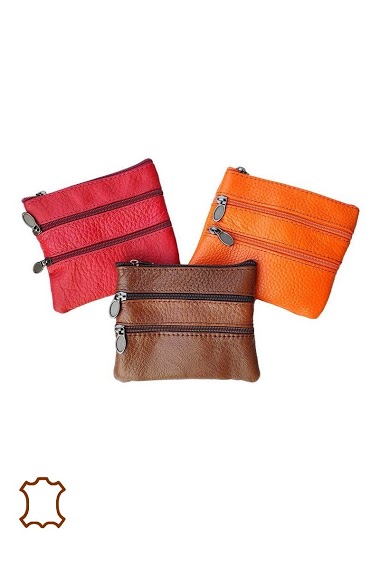 Wholesaler Maromax - Leather flat purse