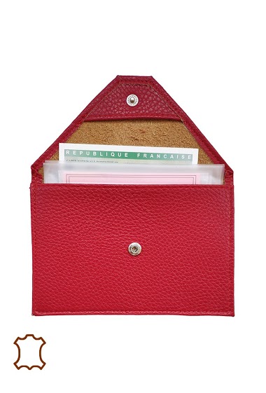 Porte cartes protection RFID, double rouge - Be Store Outlet