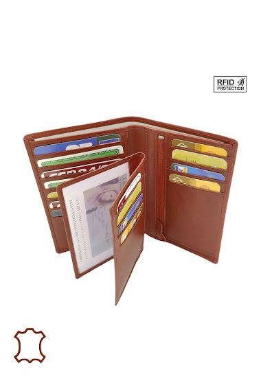 Wholesaler Maromax - Removable rfid leather wallet